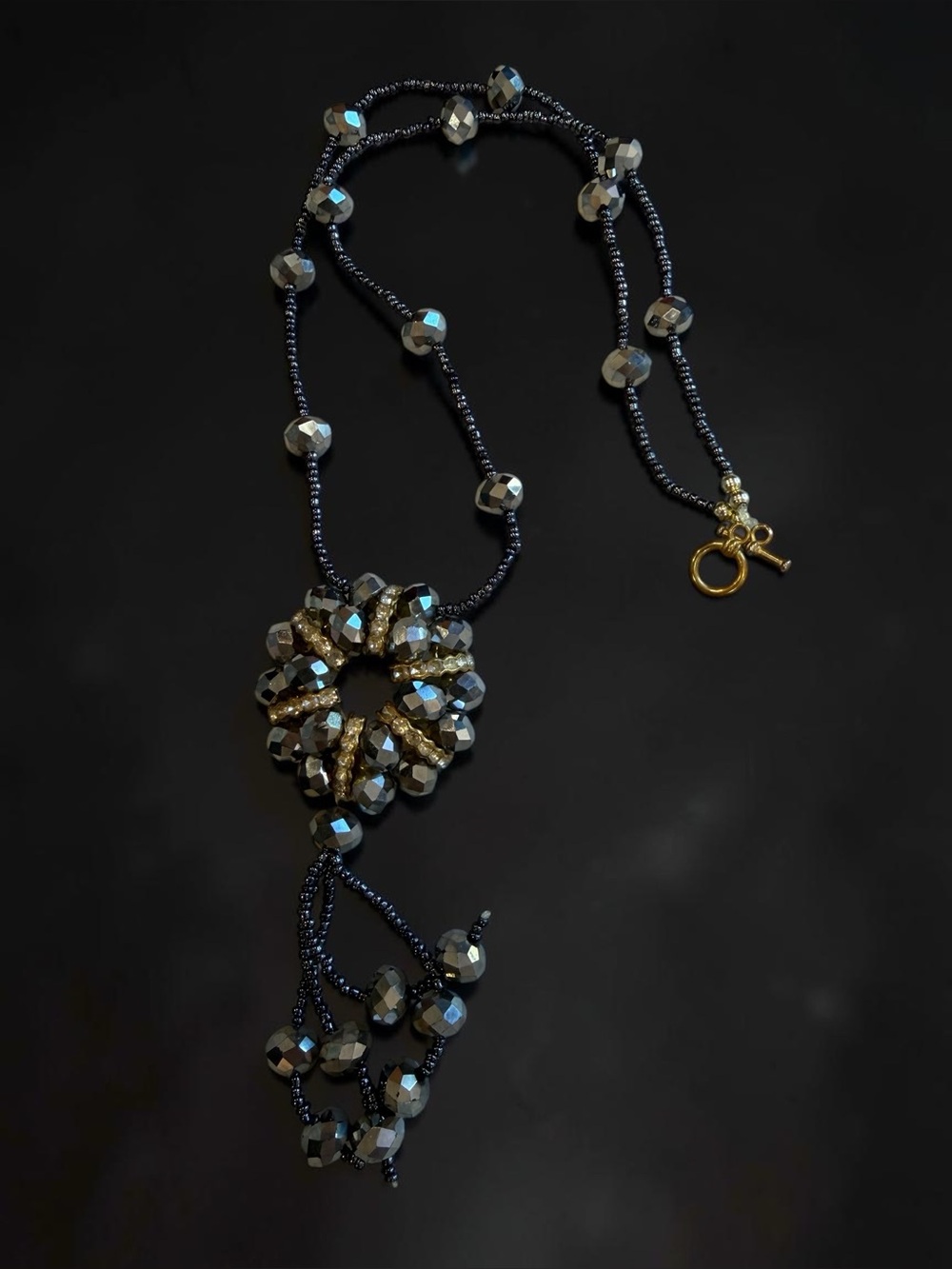 Vintage Runway Statement Necklace - Unsigned Jose & Maria Barrera Attribution - - Picture 3 of 16